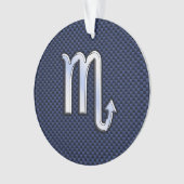 Scorpio Zodiac Sign marine décor en fibre de carbo (devant)