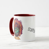 Scorpio Zodiac Sign Mug (Devant gauche)