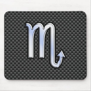 Scorpio Zodiac Sign on Carbon Fiber Astrology Muismat