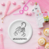 Scorpio Zodiac Sign Paper Bord (Feest)
