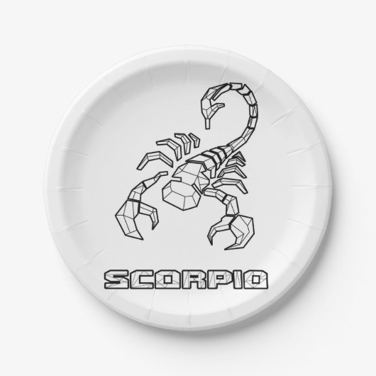 Scorpio Zodiac Sign Paper Bord (Voorkant)