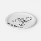 Scorpio Zodiac Sign Paper Bord (Gekanteld)