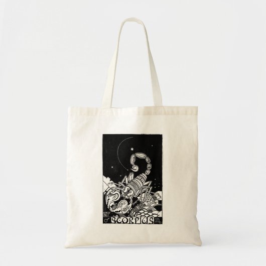 Scorpio Zodiac Sign Tote Bag (Voorkant)