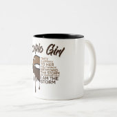 Scorpio Zodiac Sign Two-Tone Coffee Mok (Voorkant rechts)