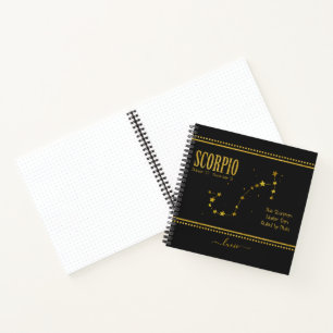 Scorpio Zodiac Star Sign Carnet