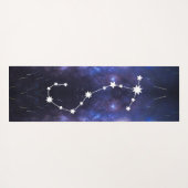 Scorpio Zodiac Star Sign Yoga Mat (Achterkant (horizontaal))