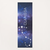 Scorpio Zodiac Star Sign Yoga Mat (Voorkant)