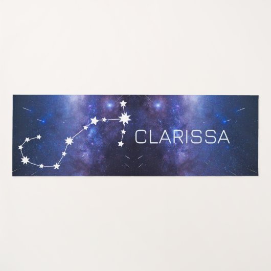 Scorpio Zodiac Star Sign Yoga Mat (Voorkant (horizontaal))