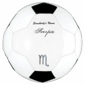 Scorpio Zodiac Symbol Element van Kenneth Yoncich Voetbal (Voorkant)