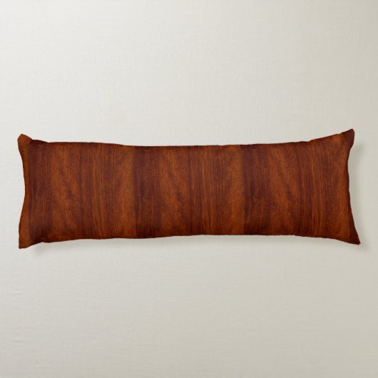 Scorpio Zodiac Symbol in Mahogany Style Lichaamskussen (Achterkant)