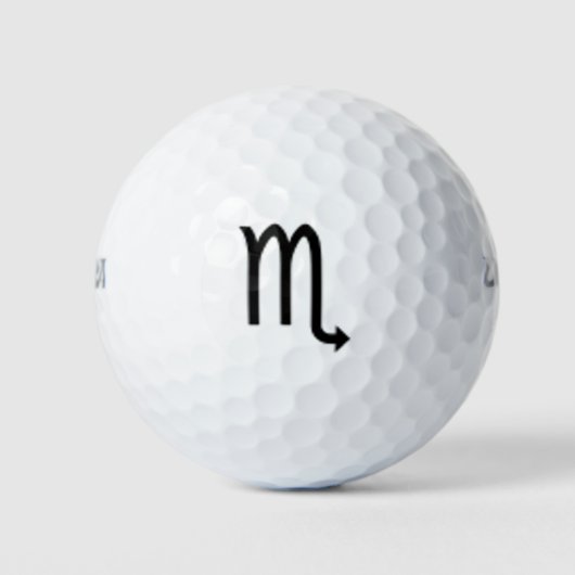 Scorpio Zodiac Symbol Standard van Kenneth Yoncich Golfballen (Voorkant)