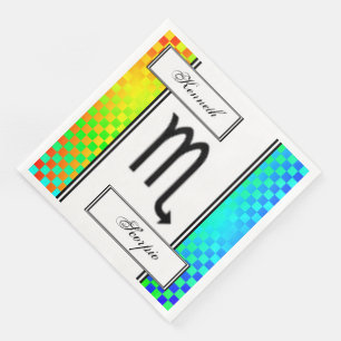 Scorpio Zodiac Symbol Standard van Kenneth Yoncich Servetten