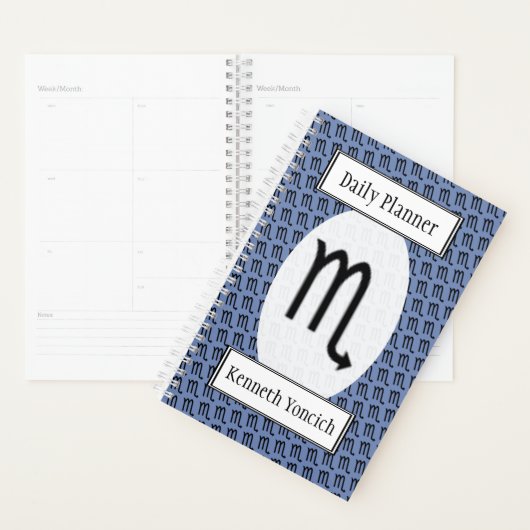 Scorpio Zodiac Symbole Standard par Kenneth Yoncic (Devant avec enveloppe)