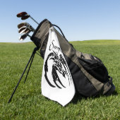 Scorpio Zodiac-symbool en -teken Golfhanddoek (Groen)