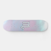 Scorpio Zodiac Symbool in moeder van het pareldeco Skateboard (Horizontaal)