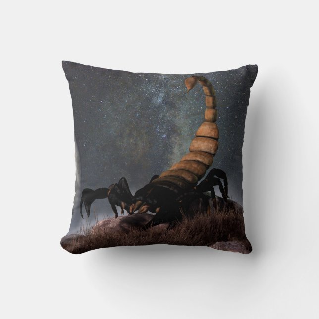 Scorpio Zodiac Symbool Kussen (Voorkant)