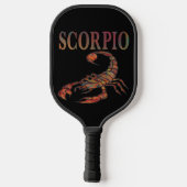 Scorpio Zodiac Symbool Pickleball Paddle (Achterkant)