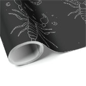 Scorpio Zodiac Wrapping Paper Cadeaupapier (Rol Hoek)