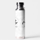 Scorpio Zodiadiek Astrologie Aangepaste naam Wit Waterfles (Links)