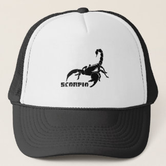 Scorpio - zwart trucker pet