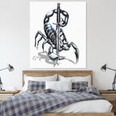 Scorpion, 3D illustratie iPad Pro Hoesje Tapestry Canvas Afdruk (Insitu (Slaapkamer))