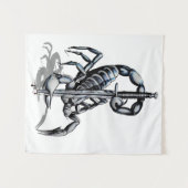 Scorpion, 3D illustratie iPad Pro-Hoesje Wandkleed (Voorkant (horizontaal))