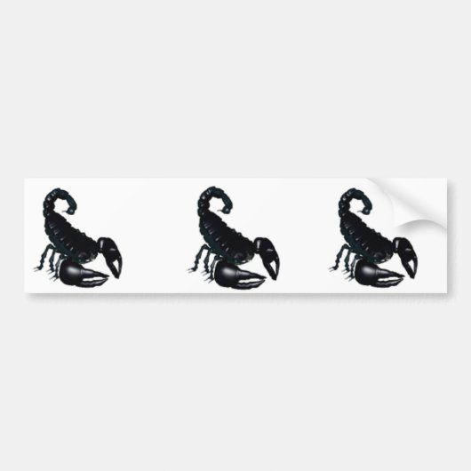 Scorpion Bumpersticker (Voorkant)