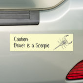 Scorpion Bumpersticker (Op auto)