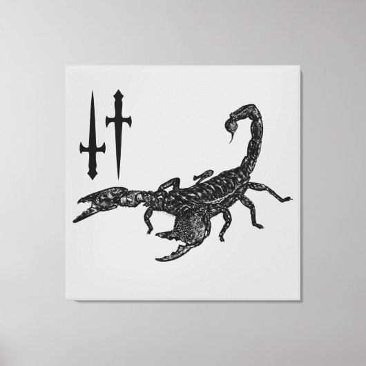 Scorpion Canvas Afdruk (Voorkant)