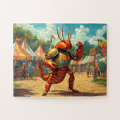 Scorpion Chevalier en Armure - Puzzle Médiéval (Horizontal)