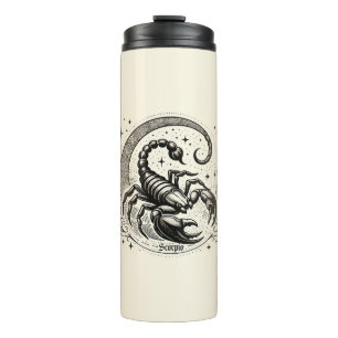 Scorpion Crescent Moon Astrologie Zodiac Schorpioe Thermosbeker