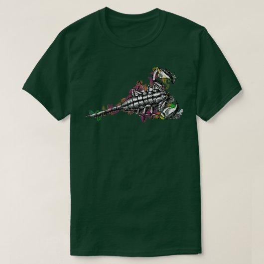 Scorpion Design 3D T-shirt (Design voorkant)