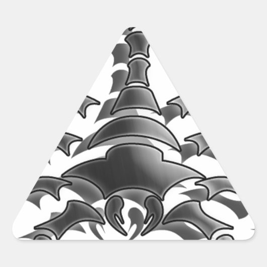 Scorpion Driehoek Sticker (Voorkant)