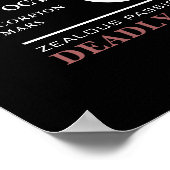 Scorpion du Zodiaque, Poster Astrologique (Coin)