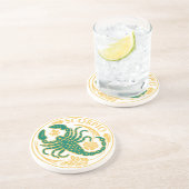 Scorpion du zodiaque sur un Dessous de verre (Côté)