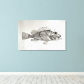 Scorpion Fish Canvas Afdruk (Insitu (Houten vloer))