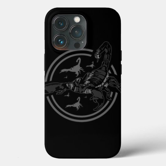Scorpion GRAY Case-Mate iPhone Case (Achterkant)