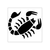 scorpion - kunststempel rubberstempel (Afrduk)