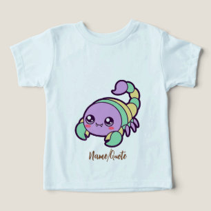 Scorpion Mignon Kawaii Dessin Animé Pastel