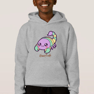 Scorpion Mignon Kawaii Dessin Animé Pastel