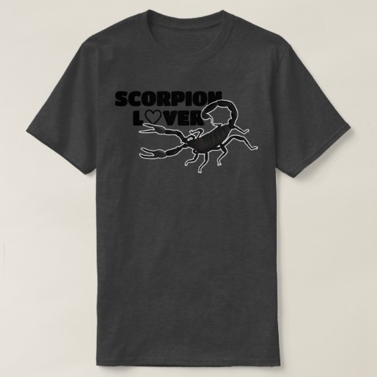 Scorpion-minnaar T-shirt (Design voorkant)