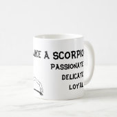 Scorpion Mok/kopje koffie Mok (Voorkant rechts)