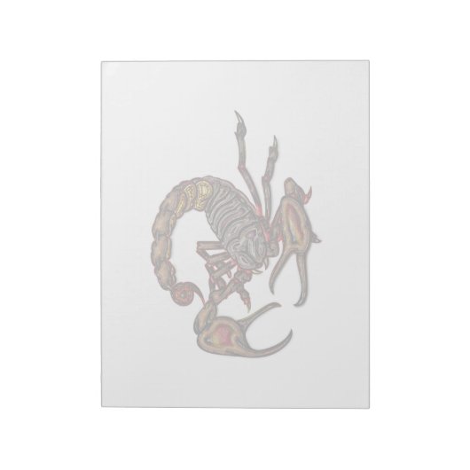 Scorpion Notitieblok (Gedraaid)