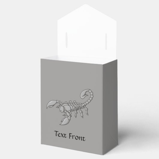 Scorpion-pictogram Bedankdoosjes (Geopend)