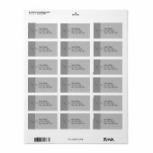 Scorpion-pictogram Etiket (Full Sheet)