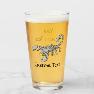 Scorpion-pictogram Glas