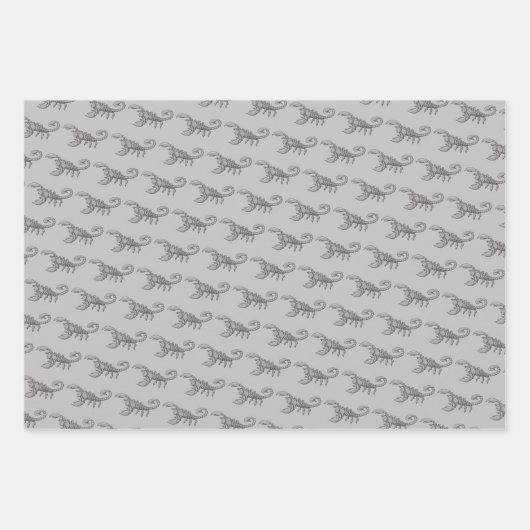 Scorpion-pictogram Inpakpapier Vel (Voorkant 3)