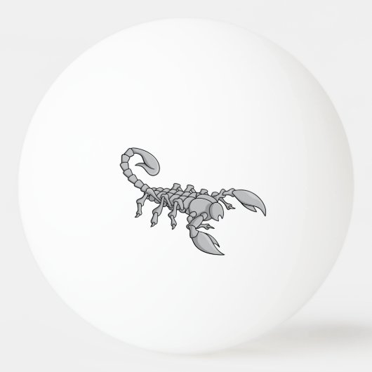 Scorpion-pictogram Pingpongballen (Voorkant)