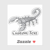 Scorpion-pictogram Sticker (Vel)