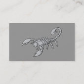 Scorpion-pictogram Visitekaartje (Achterkant)